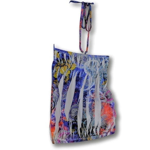 Fulltilt Full Tilt Halter Neck Blouson Top L - Picture 2 of 2